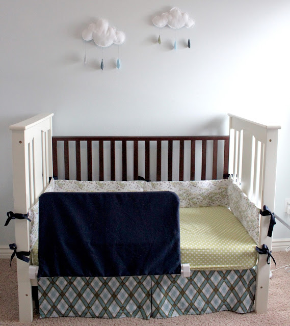 creatively christy Improvising (DIY Bed Rail Cover)