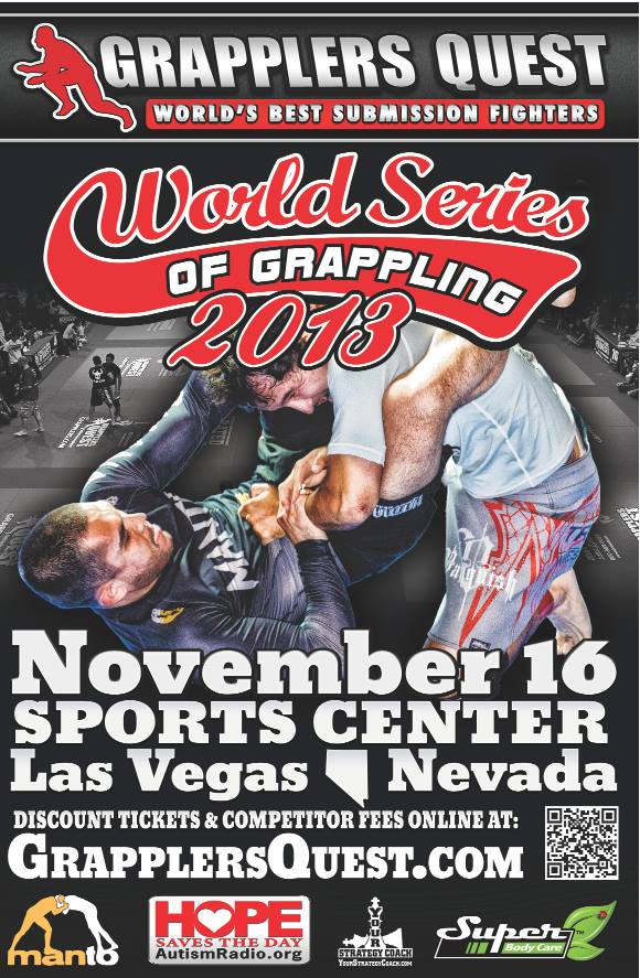 BJJ ONE NEWS 2013 Grapplers Quest World Series of Grappling and Jiu Jitsu