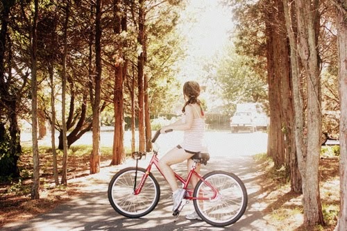 “A vida é igual andar de bicicleta. Pra manter o equilíbrio é preciso se manter em movimento.”