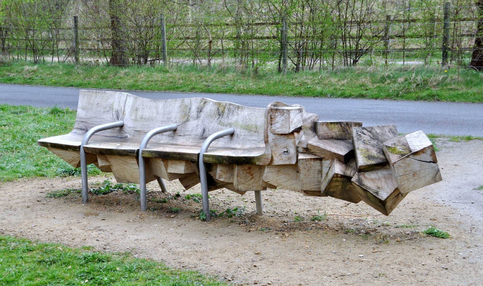rambles with a camera Carved benches in the Northwich Woodlands.......