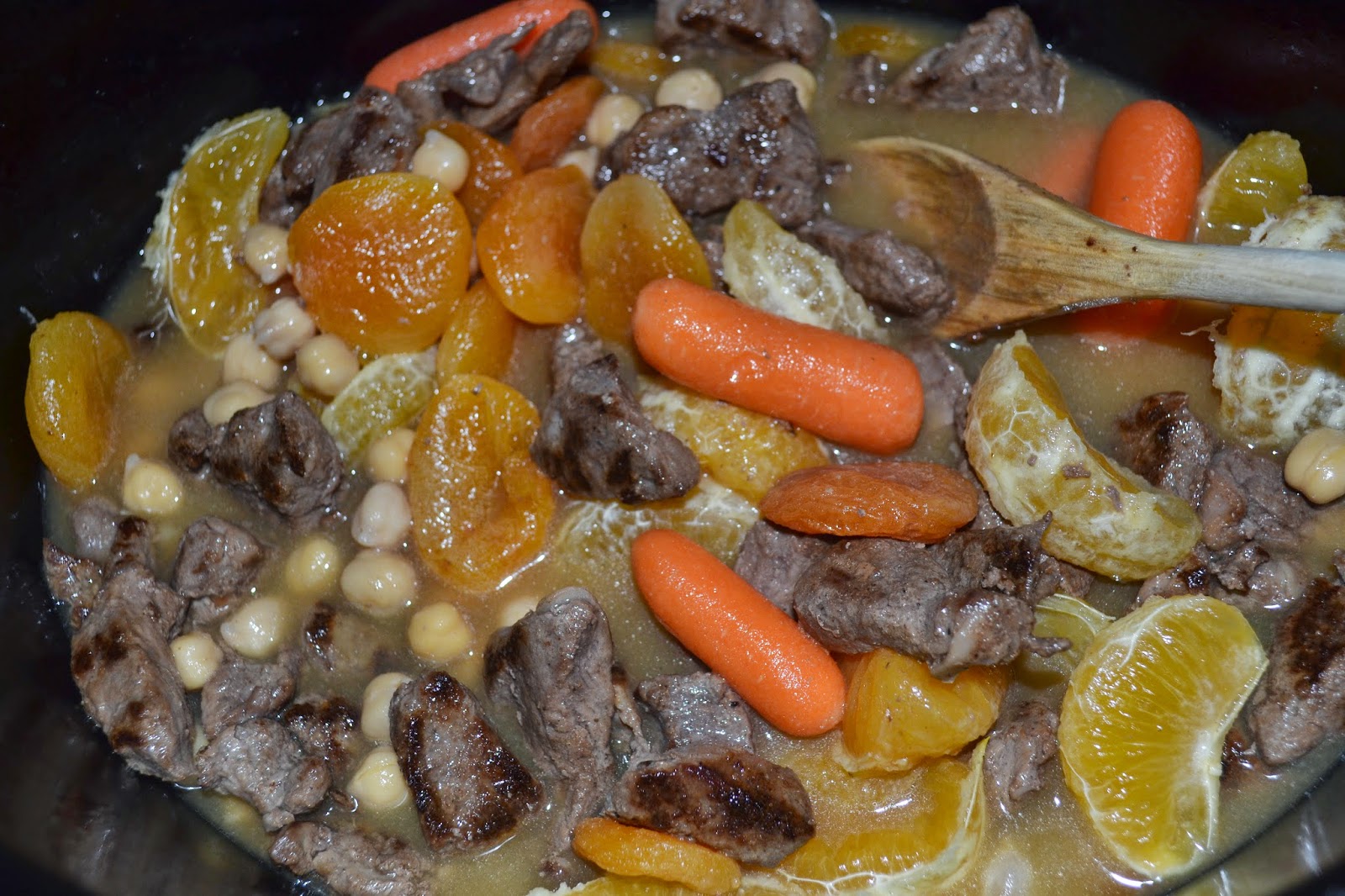 a Latte' with Ott, A Crock Pot Moroccan Lamb