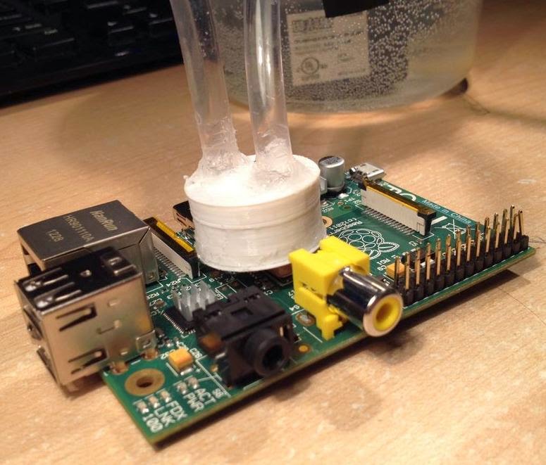 DIY 3D Printing DIY 3d printed water cooler block for small electronics