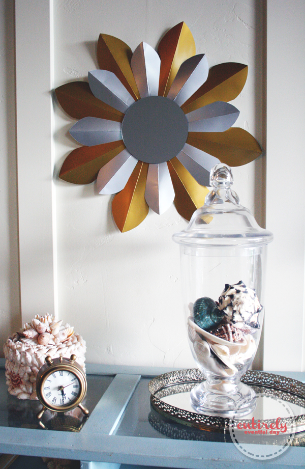 DIY Paper Sunburst Mirrors. I can't believe these are made out of paper (for only about $5). entirelyeventfulday.com