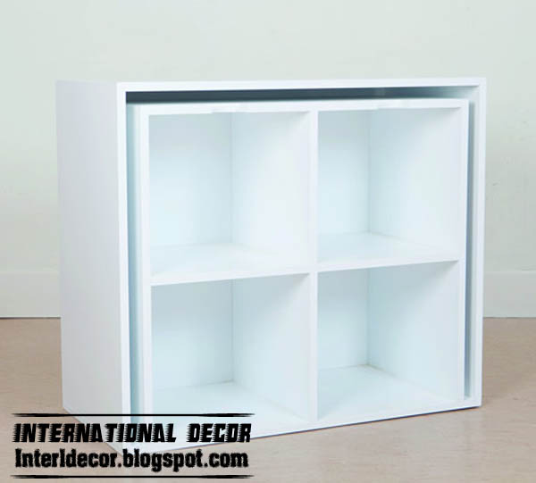 creative space saving furniture, creative kids shelves turn into table and chairs