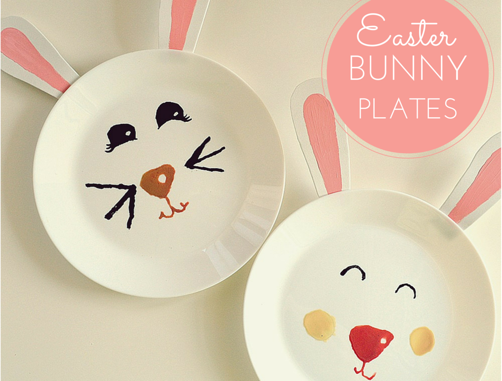 Jul and Joy! Bunny Plates for Easter