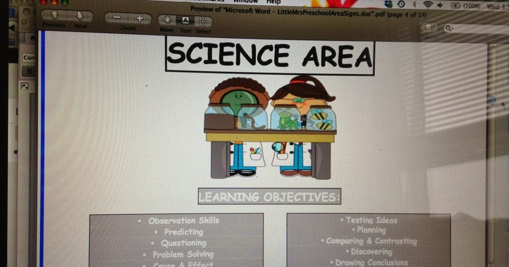 Little Mrs. Preschool: Preschool Center Signs