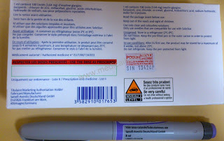 Insulin glargine 100Units/ml (3 ml prefilled Injection pen)