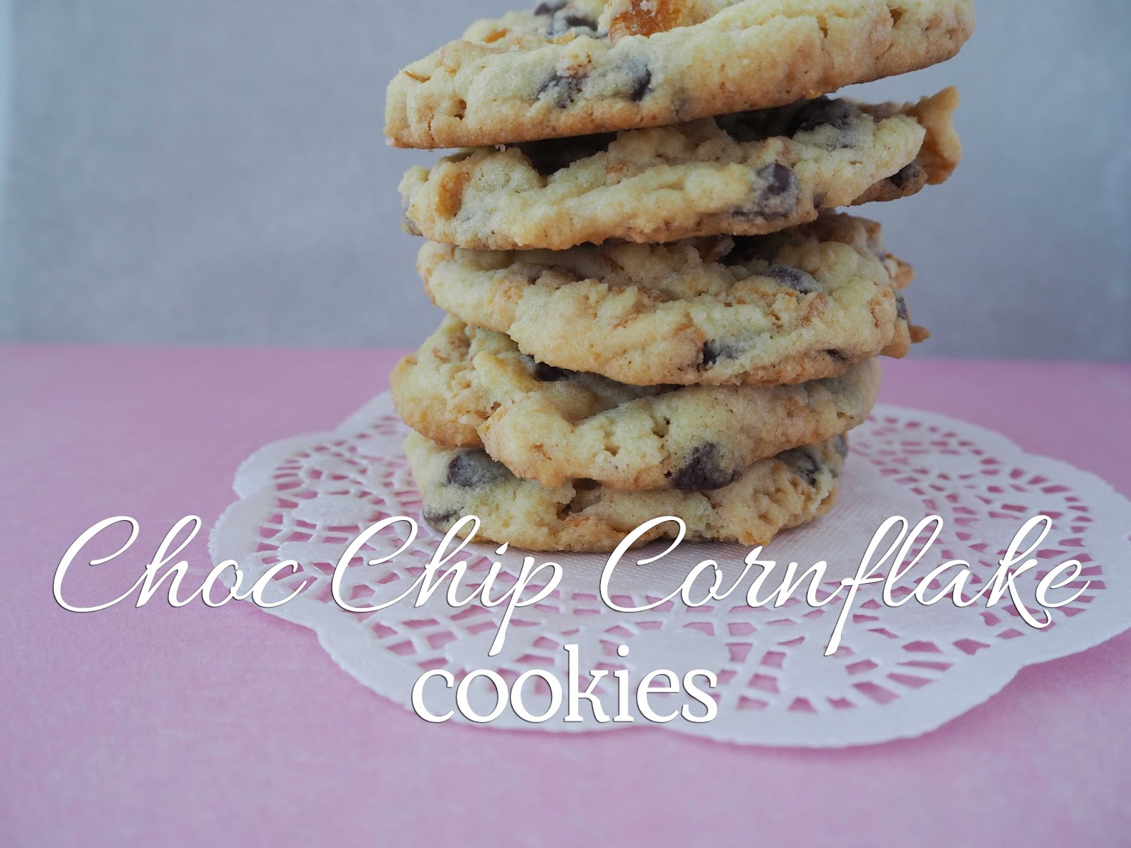 Choc Chip Cornflake Cookies Life Behind The Purple Door