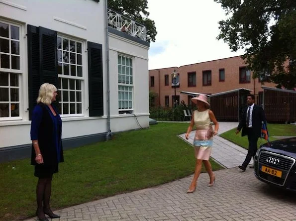 Queen Maxima of The Netherlands visited Papageno House in Laren