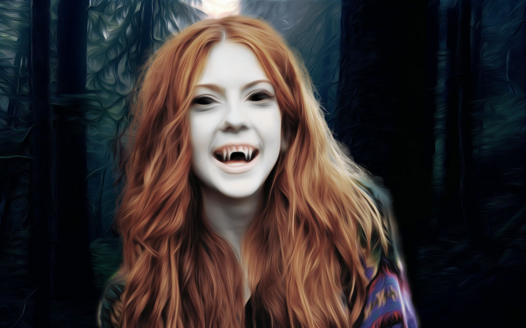 Redhead vampire