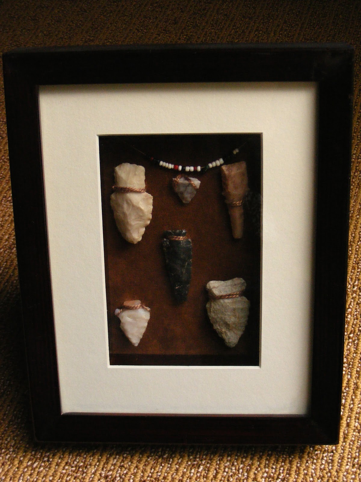 The Dusty Lane Arrowhead Shadow Box