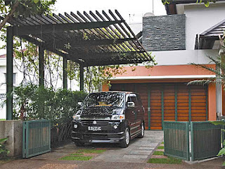 Foto Carport Minimalis Moden Foto Carport Minimalis Moden
