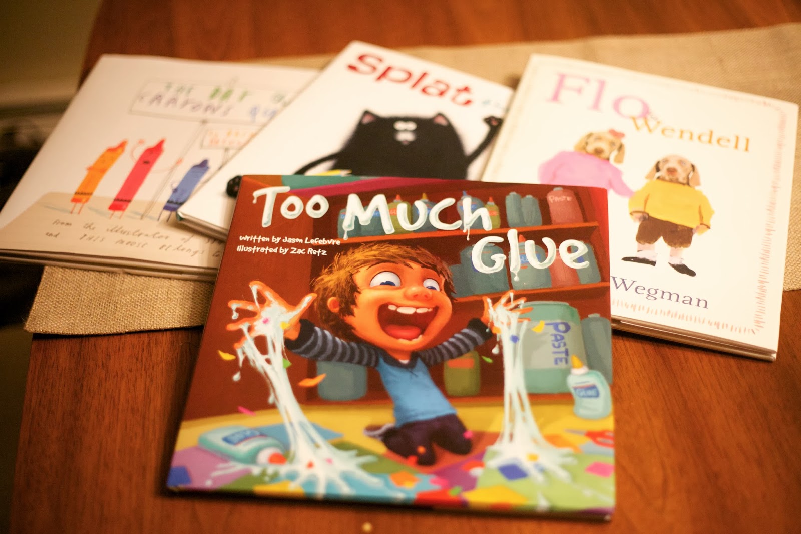 Art Project Girl Too Much Glue Winners!