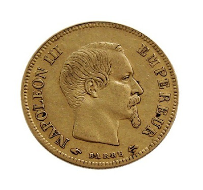 FRANCE 10 FRANCS GOLD COIN NAPOLEON III