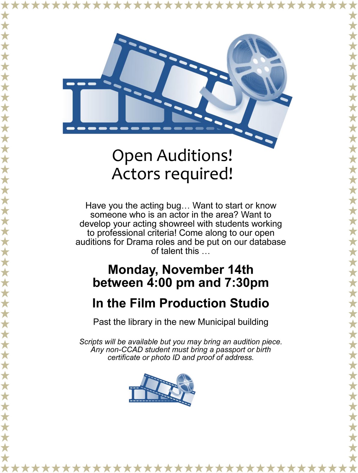 Auditions For Acting