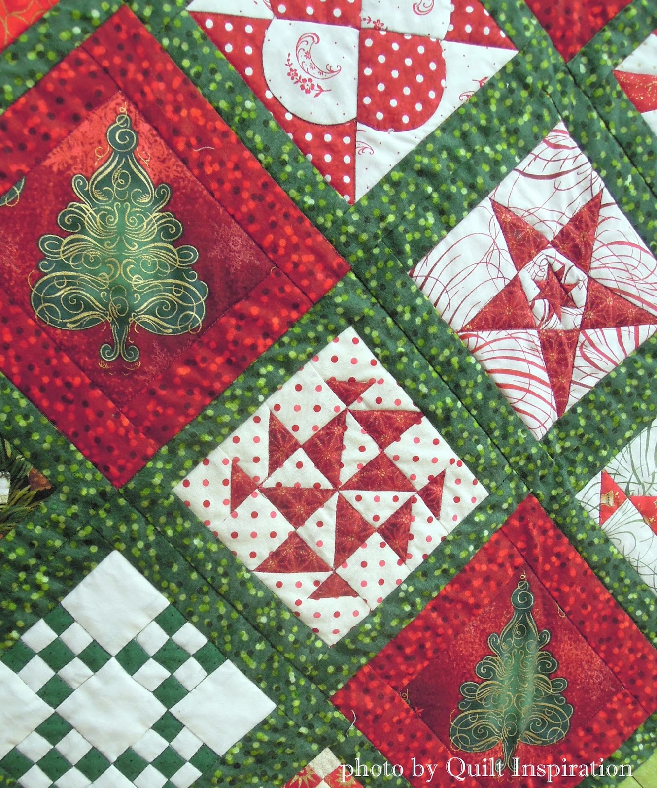 Quilt Inspiration Twelve days of Christmas Quilts Jane's Christmas