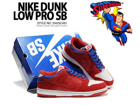 superman nike dunks