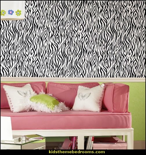 Decorating theme bedrooms Maries Manor zebra print bedroom