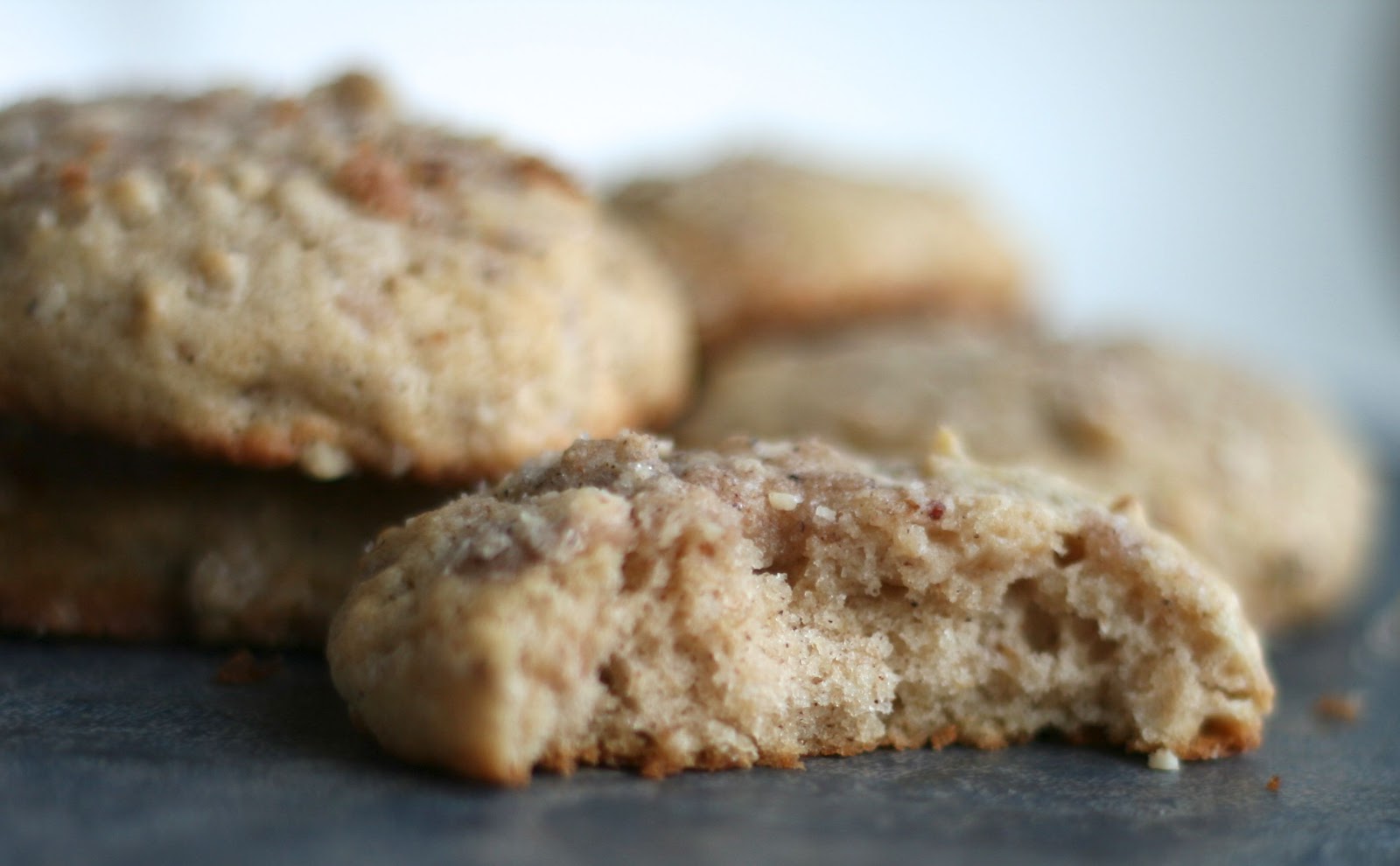 tune 'n fork Applesauce Cookies with Walnut Streusel