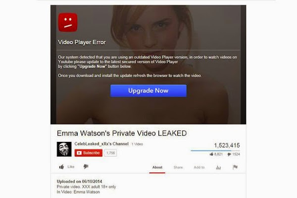 Video Porno Emma Watson di Facebook Bervirus