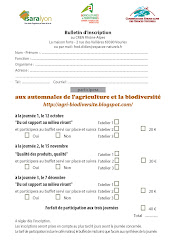Bulletin d'inscription