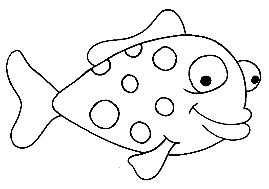Cute Fish For Kid Coloring Drawing Free wallpaper