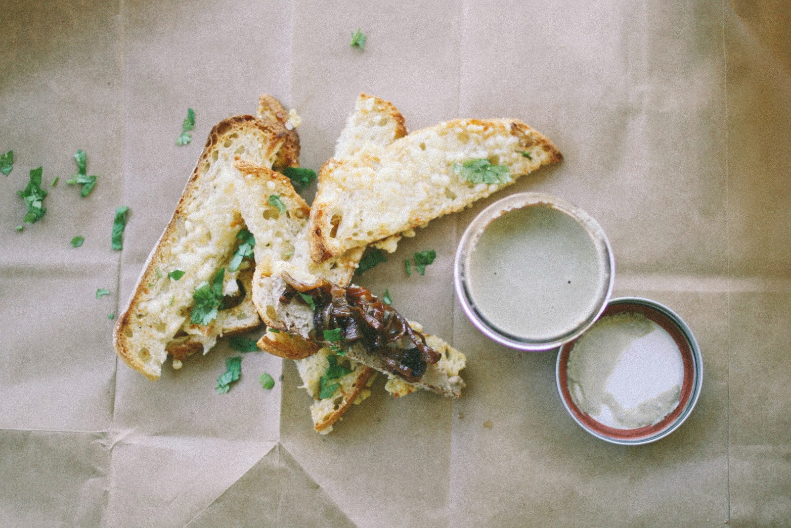 Unedeux senses Julia Child's Chicken Liver Mousse with Gruyere Crostini