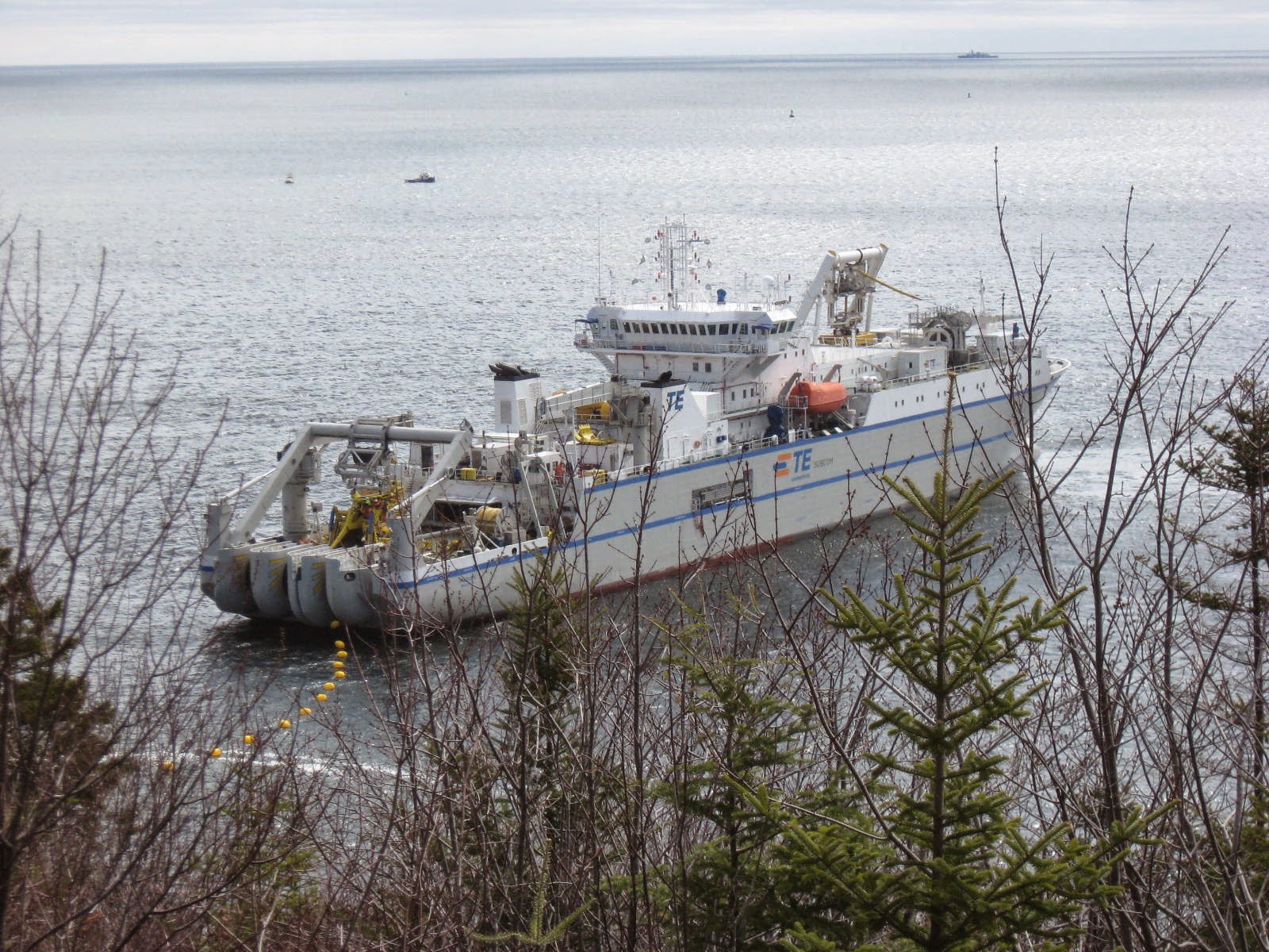 Resolute laying Cable. Halifax Shipping News.ca
