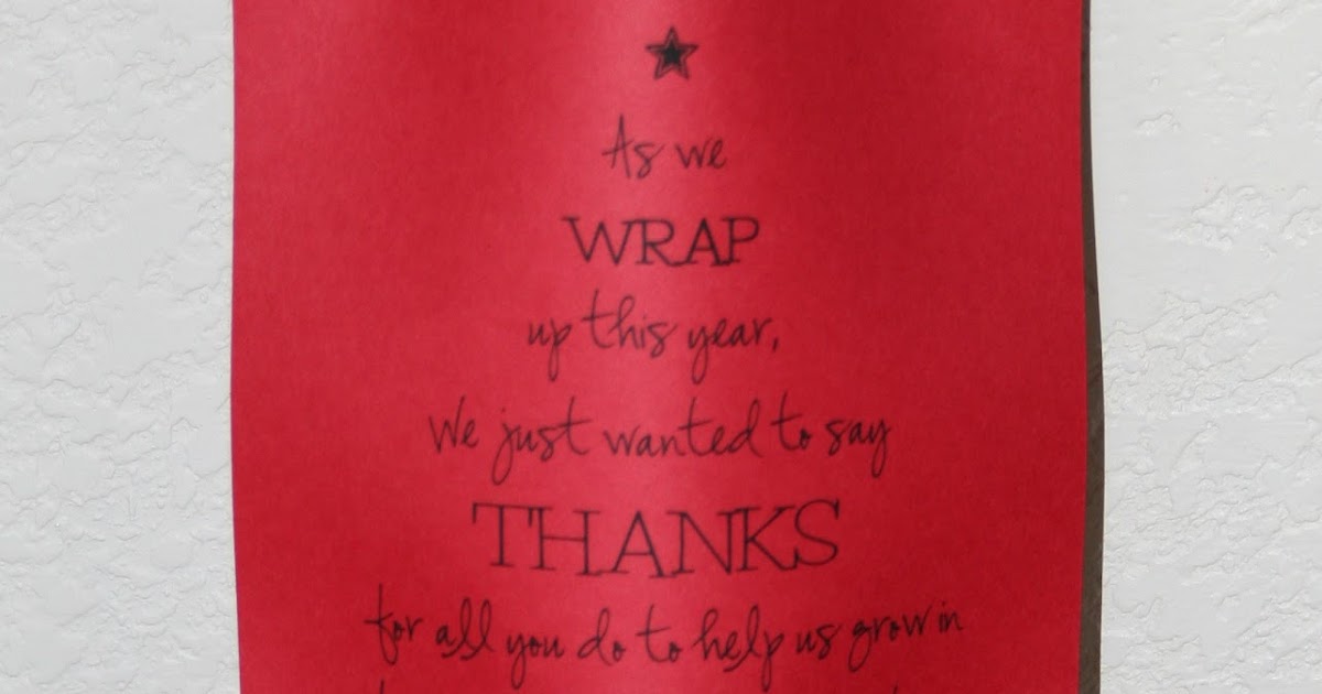 pursuits of heart and home Wrapping Paper Teacher Gift {Day 5}