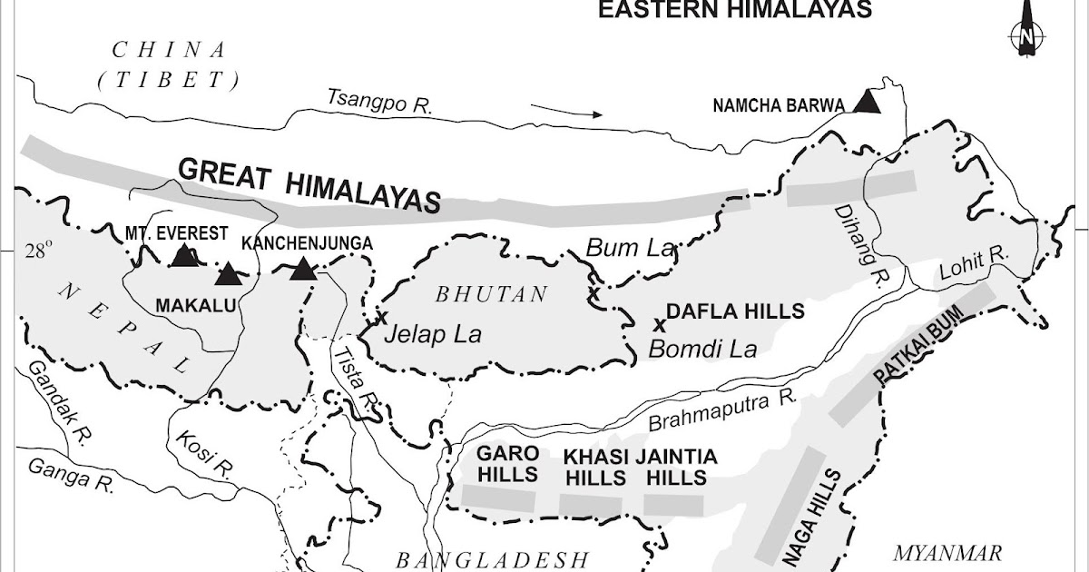 UPSC general studies and current affairs 2015 Eastern himalayas of