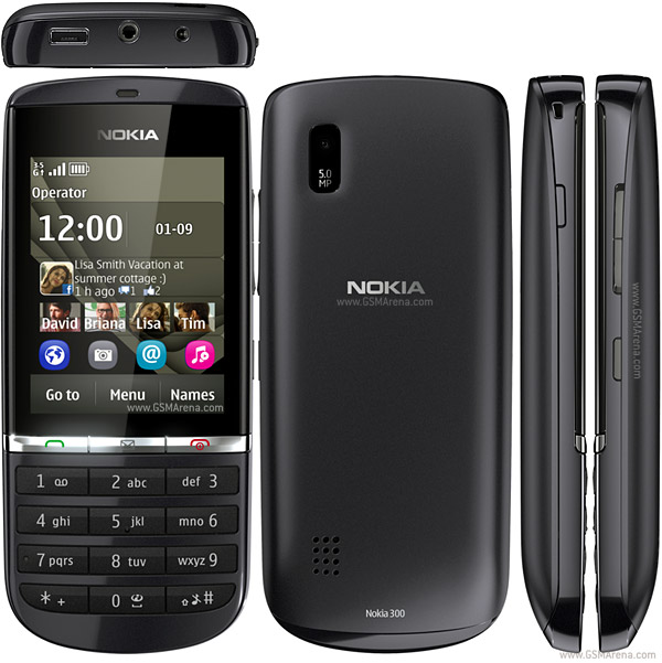 mobile phone information nokia asha 300 processor 1ghz touch type full specification