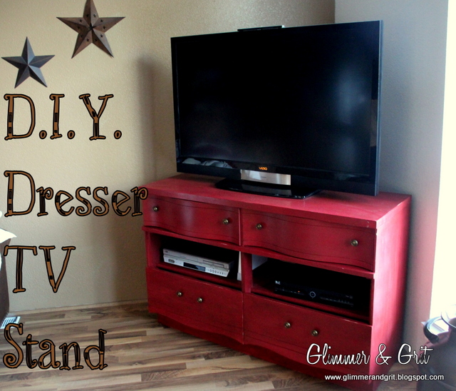 Glimmer And Grit Diy Dresser Tv Stand