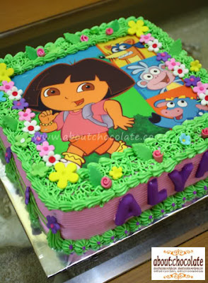 Dora the explorer birthday cake
