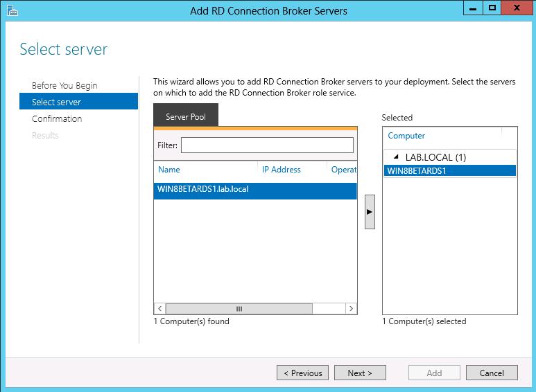 The Microsoft Platform How to configure High Availability for RD