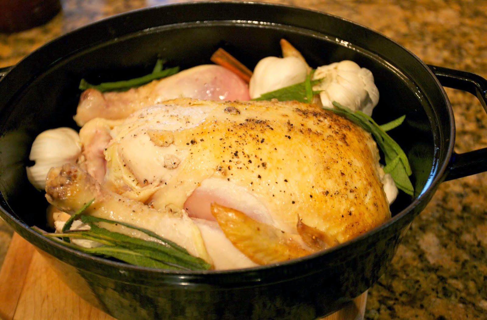 Roasted Chicken in Milk