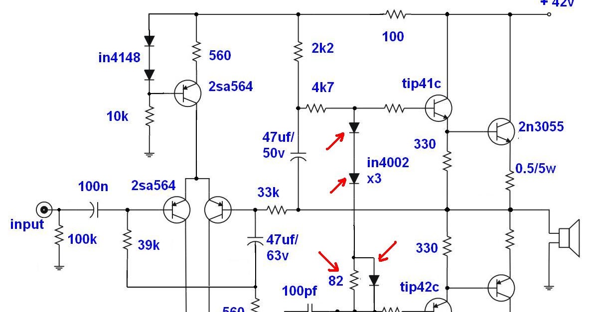 TEKNIK MODIFIKASI AMPLIFIER OCL 150WATT/ 400WATT Tansistor ocl 150w panas berlebihan