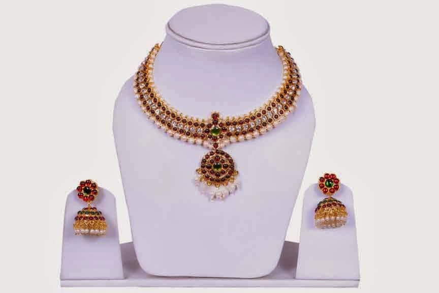 Indian Classical Dance Costumes Temple Jewellery Bharatnatyam