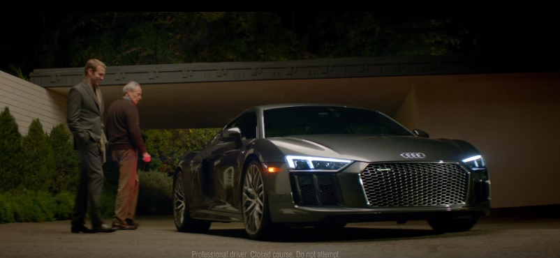 Audi R8 Super Bowl Ad "Commander" Featuring David Bowie's "Starman"