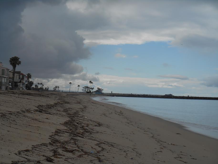 Approaching The Long Beach Jetty