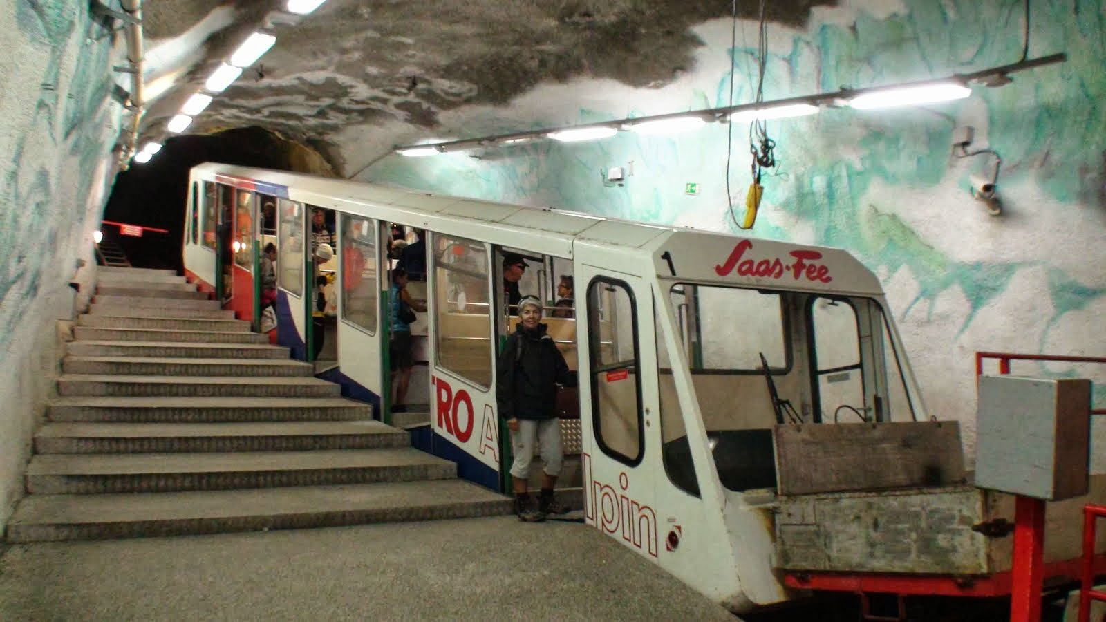 Le métro alpin de Saas-Fee