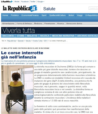 C E Una Speranza Per I Malati Di Distrofia Muscolare Altrainformazione