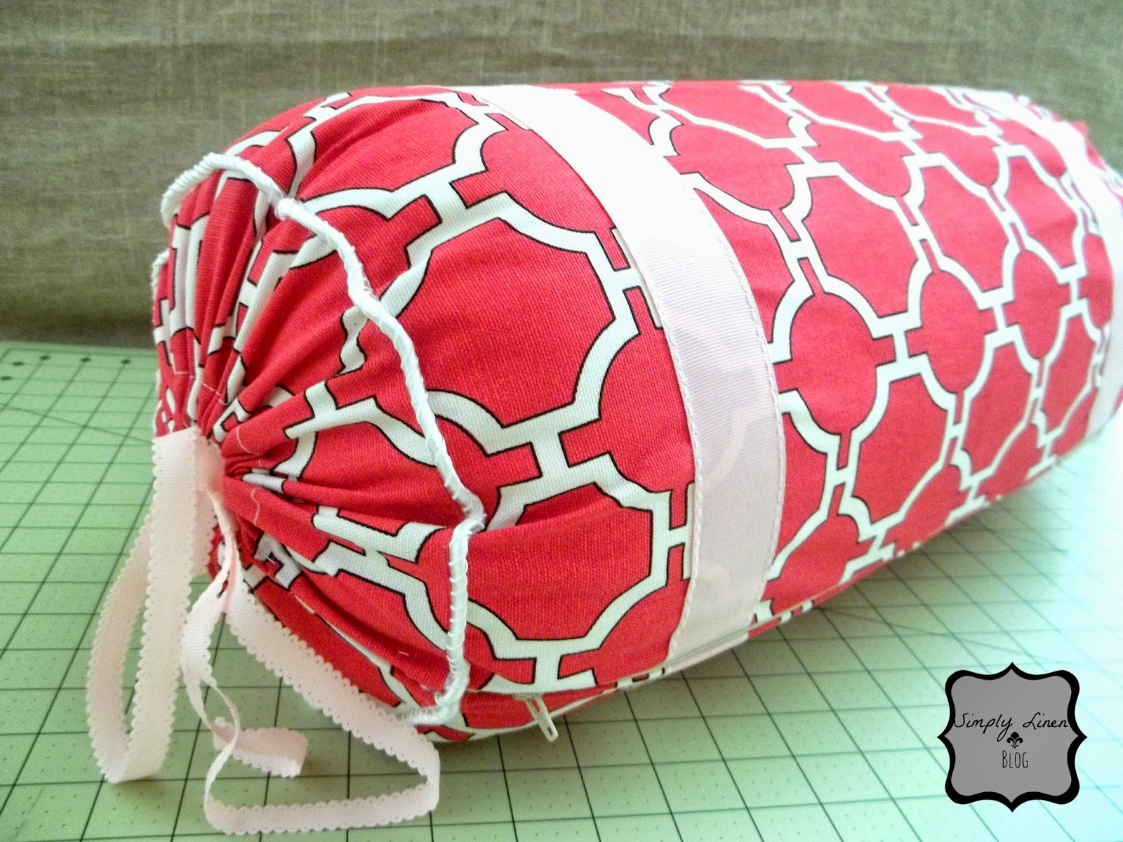 SimplyLinen How to Sew a Bolster Pillow in Less than 3 Hours