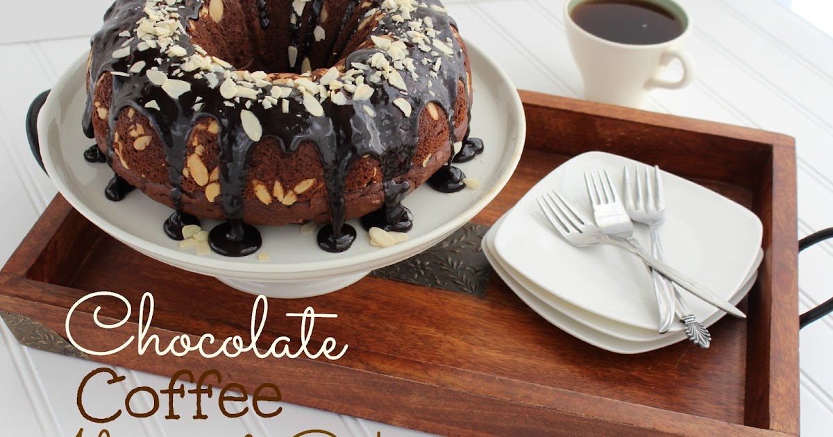 Kitchen Simmer Chocolate Coffee Cake with Almonds