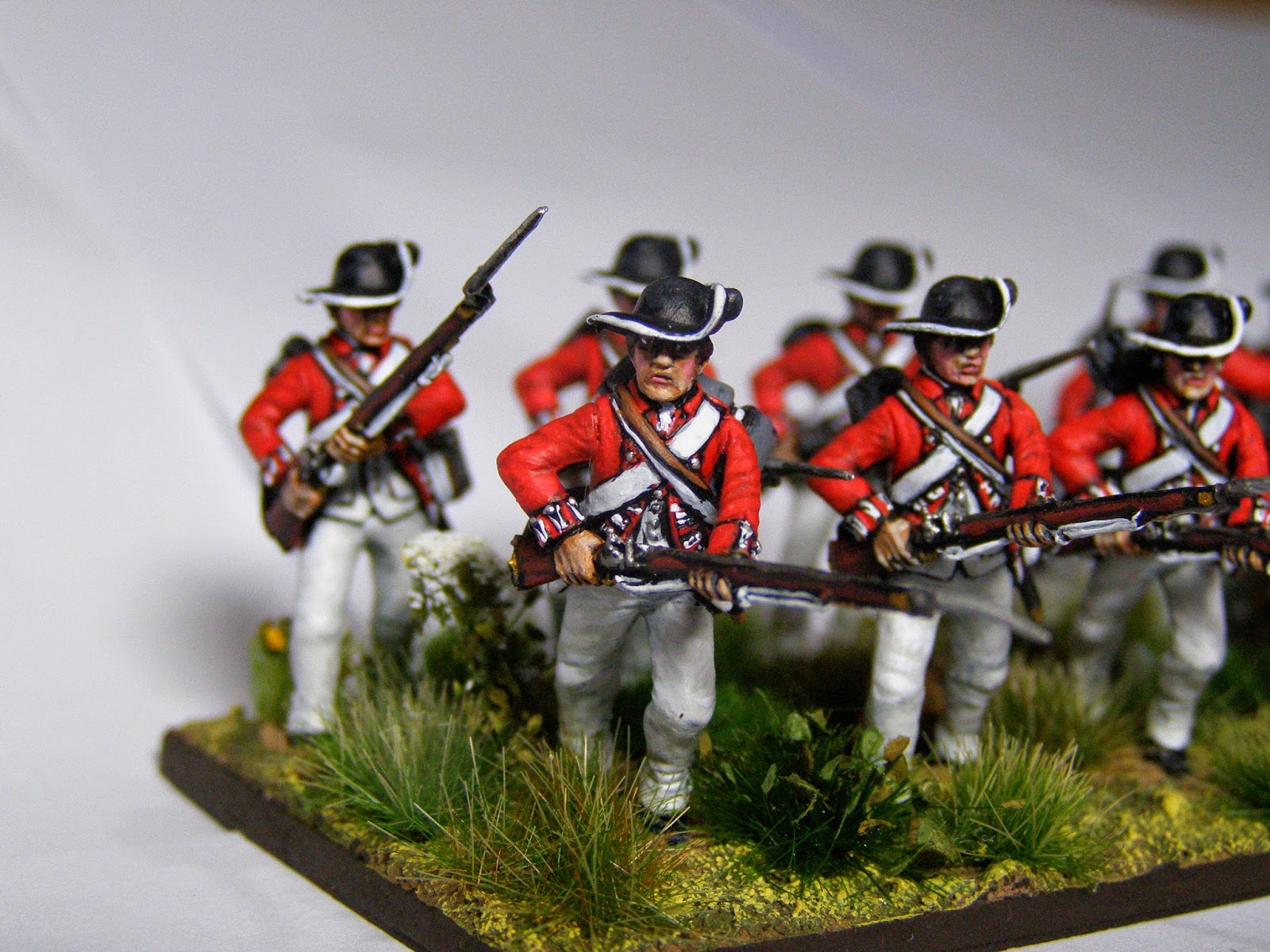 Light Bobs and Paint Blobs AWI British Infantry 33rd Foot (1st
