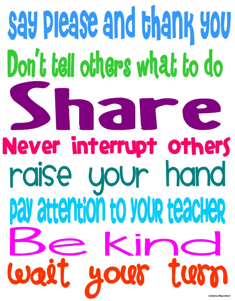 School Manners