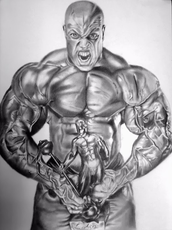 Bodybuilding Paintings Rare Collection IronGangsta The Truth Will