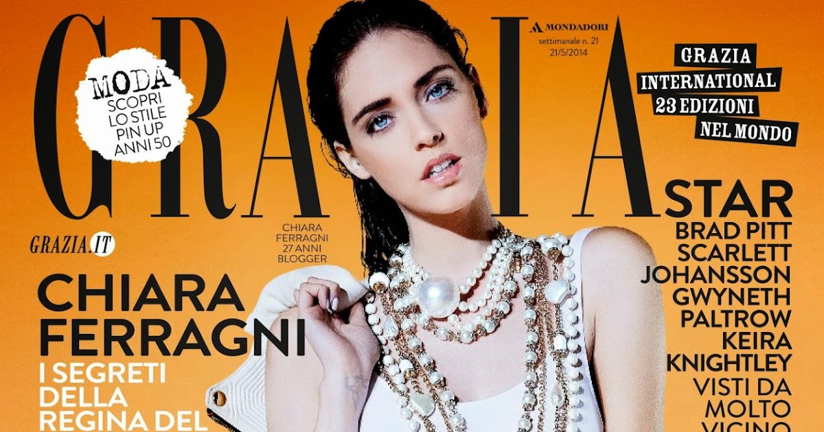 Magazines - The Charmer Pages : Chiara Ferragni For Grazia Magazine