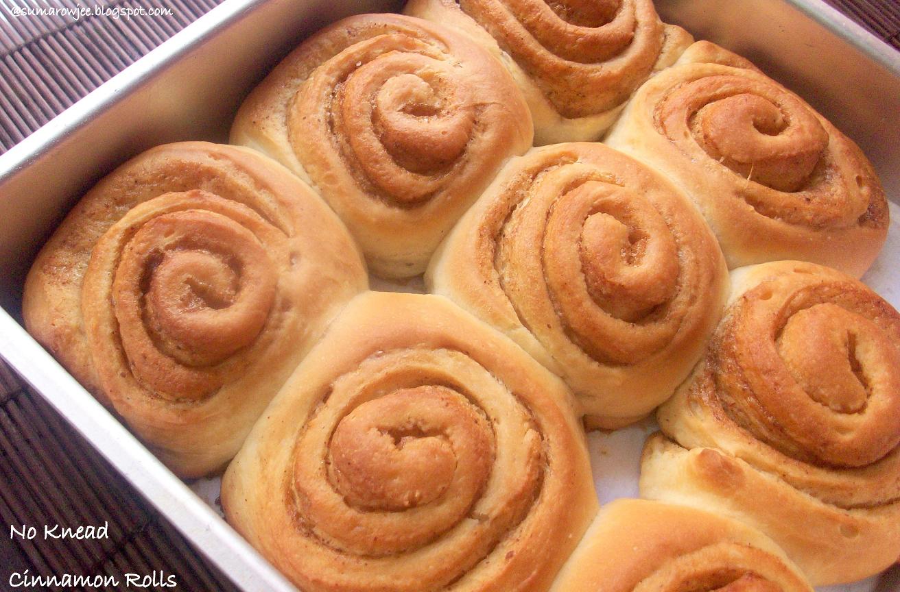 Cakes & More No Knead Soft Cinnamon Rolls (Eggless) Pioneer Woman's