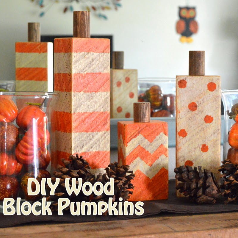KRUSE'S Wood Block Pumpkins