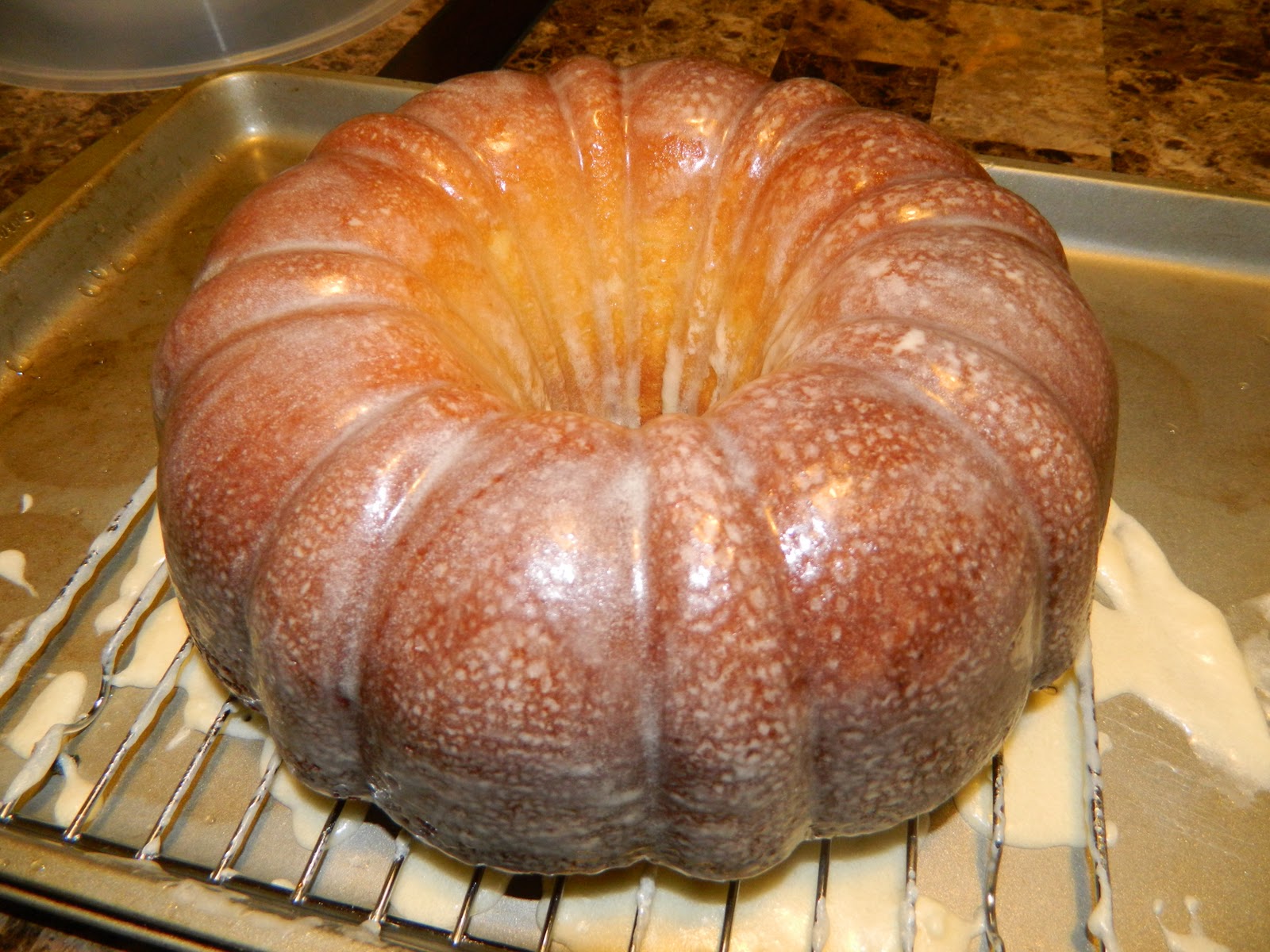 Franny's Palate Files Double Glazed Lemon Bundt Cake